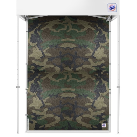 E-Z Up TAA Compliant Sidewall, 5' W x 5' H, Woodland Camo SW5TCWC